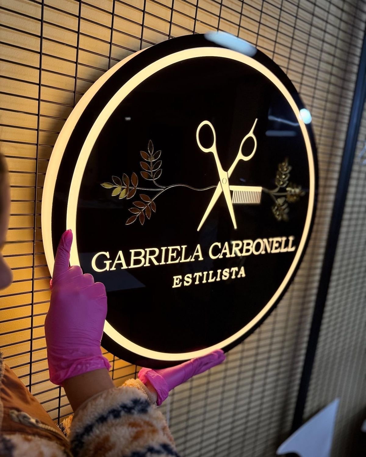 LED | Akril -Okrugli Logo Znak Indoor - Image 2