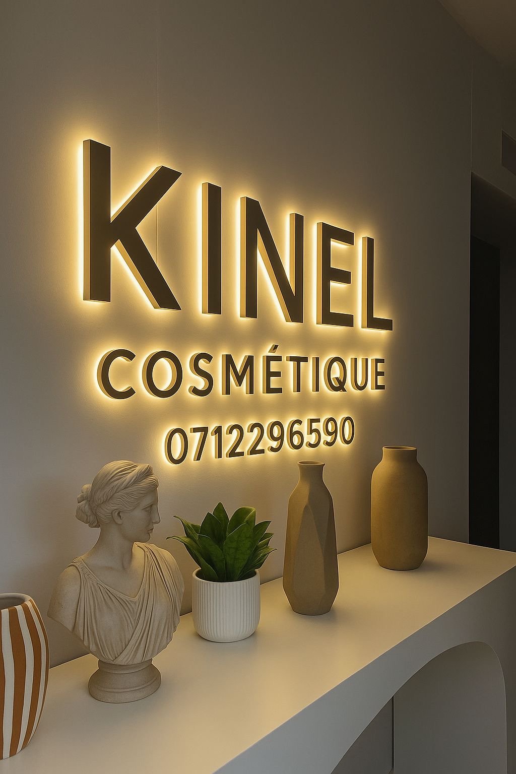 LED Back-Lit Stainless Steel Indoor - Image 4