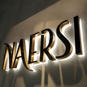 LED Back-Lit Stainless Steel Indoor